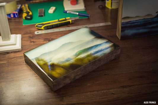 "Waves of Byron" Resin Blocks