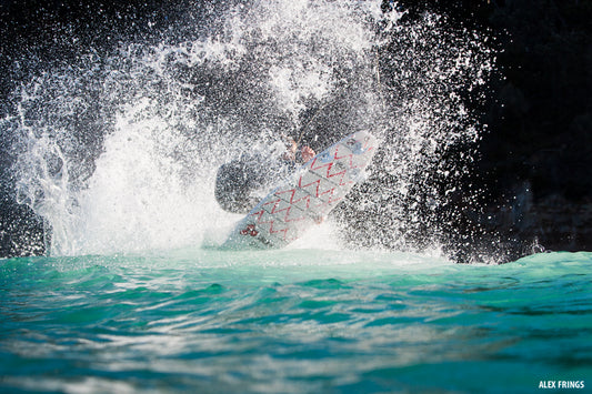 Fins out.